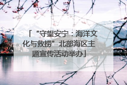 “守望安宁：海洋文化与救捞”北部海区主题宣传活动举办