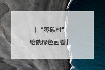“零碳村” 绘就绿色画卷