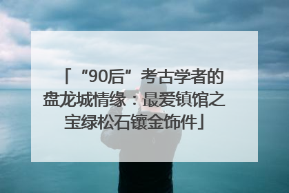 “90后”考古学者的盘龙城情缘：最爱镇馆之宝绿松石镶金饰件