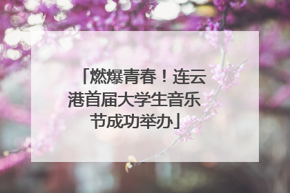 燃爆青春！连云港首届大学生音乐节成功举办