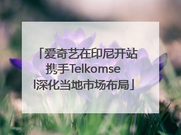 爱奇艺在印尼开站 携手Telkomsel深化当地市场布局
