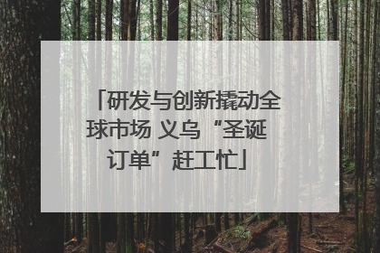 研发与创新撬动全球市场 义乌“圣诞订单”赶工忙