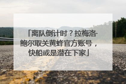 离队倒计时？拉梅洛·鲍尔取关黄蜂官方账号，快船或是潜在下家