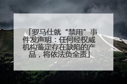 罗马仕就“禁用”事件发声明：任何经权威机构鉴定存在缺陷的产品，将依法负全责
