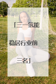 三一氢能稳居行业前三名
