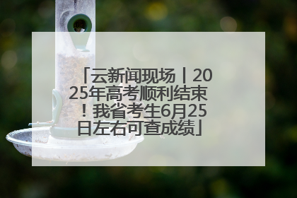 云新闻现场丨2025年高考顺利结束！我省考生6月25日左右可查成绩