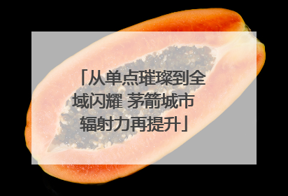 从单点璀璨到全域闪耀 茅箭城市辐射力再提升