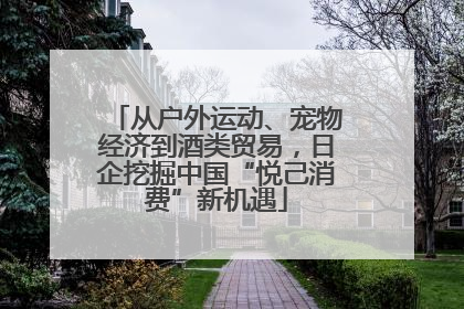 从户外运动、宠物经济到酒类贸易，日企挖掘中国“悦己消费”新机遇