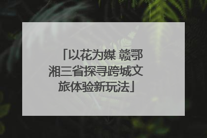 以花为媒 赣鄂湘三省探寻跨城文旅体验新玩法