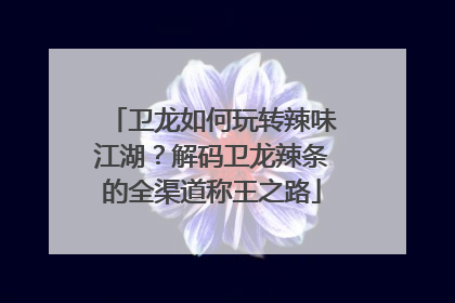 卫龙如何玩转辣味江湖？解码卫龙辣条的全渠道称王之路