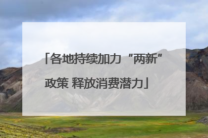 各地持续加力“两新”政策 释放消费潜力