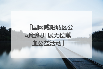 国网咸阳城区公司组织开展无偿献血公益活动