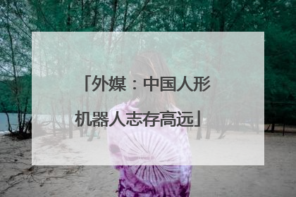 外媒：中国人形机器人志存高远