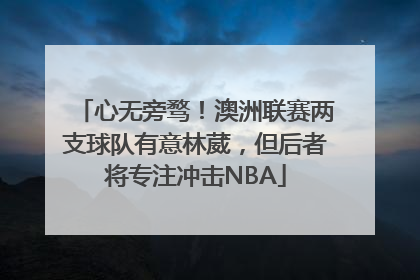 心无旁骛！澳洲联赛两支球队有意林葳，但后者将专注冲击NBA