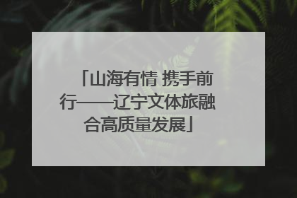 山海有情 携手前行——辽宁文体旅融合高质量发展
