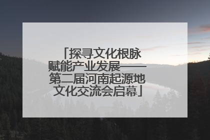 探寻文化根脉 赋能产业发展——第二届河南起源地文化交流会启幕