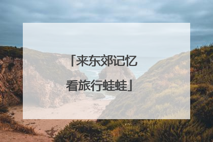 来东郊记忆 看旅行蛙蛙