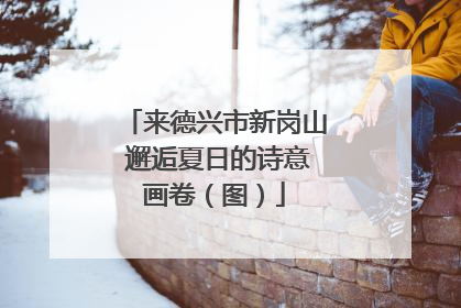 来德兴市新岗山 邂逅夏日的诗意画卷（图）