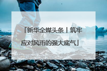 新华全媒头条丨筑牢应对风雨的强大底气