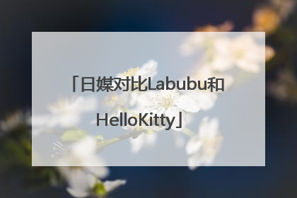 日媒对比Labubu和HelloKitty