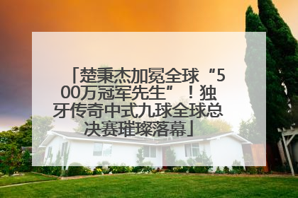 楚秉杰加冕全球“500万冠军先生”！独牙传奇中式九球全球总决赛璀璨落幕