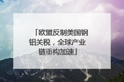 欧盟反制美国钢铝关税，全球产业链重构加速