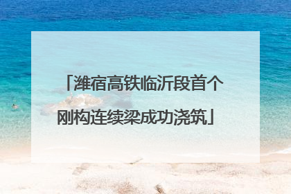 潍宿高铁临沂段首个刚构连续梁成功浇筑