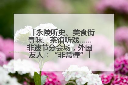 永陵听史、美食街寻味、茶馆听戏……非遗节分会场，外国友人：“非常棒”