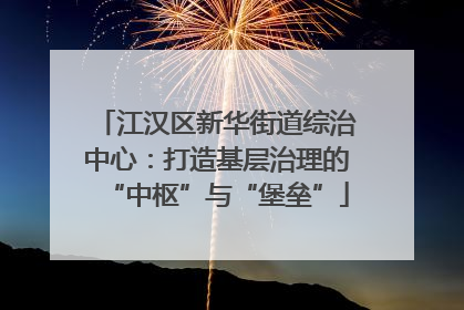 江汉区新华街道综治中心：打造基层治理的“中枢”与“堡垒”