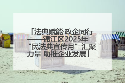 法典赋能·政企同行——锦江区2025年“民法典宣传月”汇聚力量 助推企业发展