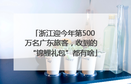 浙江迎今年第500万名广东旅客，收到的“锦鲤礼包”都有啥