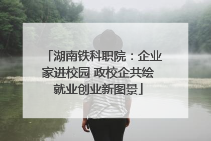 湖南铁科职院：企业家进校园 政校企共绘就业创业新图景