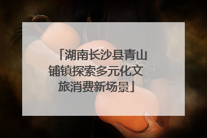 湖南长沙县青山铺镇探索多元化文旅消费新场景