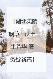 湖北夷陵烟草：沃土生芳华 服务绽新篇