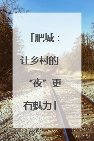 肥城：让乡村的“夜”更有魅力