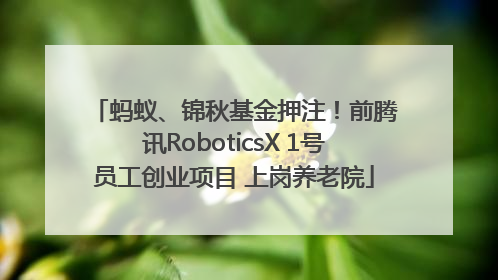 蚂蚁、锦秋基金押注！前腾讯RoboticsX 1号员工创业项目 上岗养老院