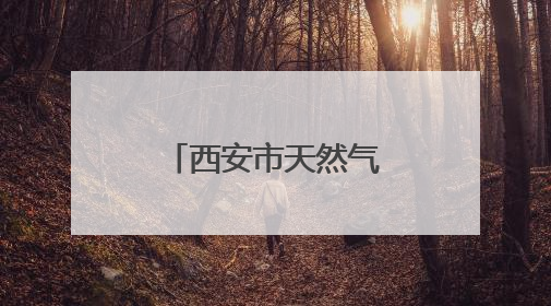 西安市天然气价格下降！