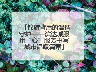 锦旗背后的温情守护——滨达城服用“心”服务书写城市温暖篇章