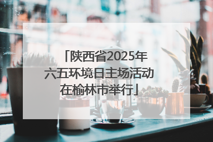 陕西省2025年六五环境日主场活动在榆林市举行