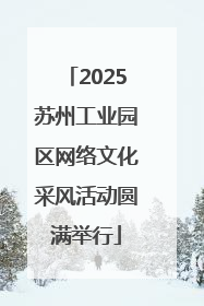 2025苏州工业园区网络文化采风活动圆满举行