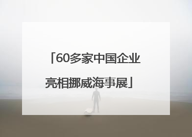 60多家中国企业亮相挪威海事展